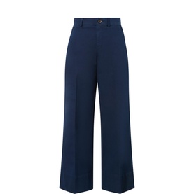 SPANXsupersmooth&trade; Stretch Twill Wide Leg Trousers