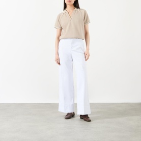 SPANXsupersmooth&trade; Stretch Twill Wide Leg Trousers