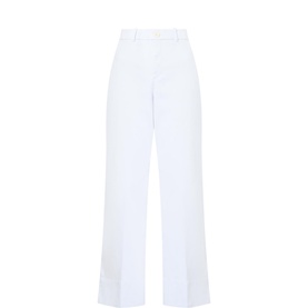 SPANXsupersmooth&trade; Stretch Twill Wide Leg Trousers