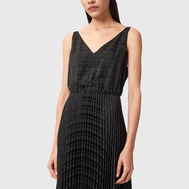 Sinead Hybrid Pleated Dress