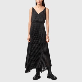 Sinead Hybrid Pleated Dress