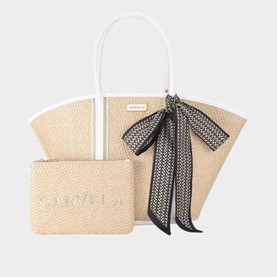 Sorrento Straw Basket Tote Bag