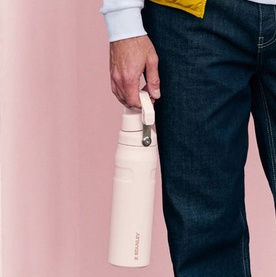 The Rose Quartz Iceflow&trade; Bottle Fast Flow 0.7L