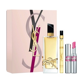 Libre Eau de Parfum 90ml and Loveshine Highshine Lipstick Set