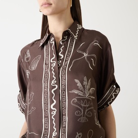 Sammy Printed Silk Shirt