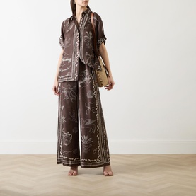 Sammy Printed Silk Shirt