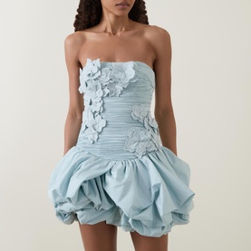 Splendour Floral Appliqu&eacute; Mini Dress