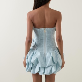 Splendour Floral Appliqu&eacute; Mini Dress