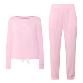 Long-Sleeved Top & Bottoms Pyjama Set