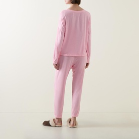 Long-Sleeved Top & Bottoms Pyjama Set