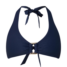 Rectangle Halterneck Bikini Top