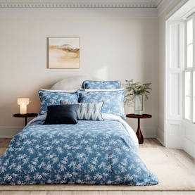 Zayda Duvet Set Chambray Blue