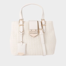 Maria Woven Mini Tote Bag