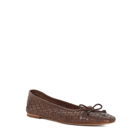 Heat Woven Bow Ballet Flats