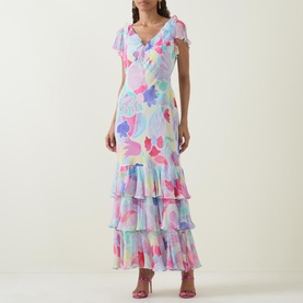 Eleanor Tulip Ruffled Dress
