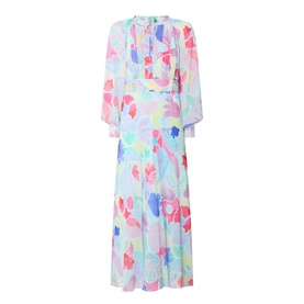 Aero Abstract Tulip Dress