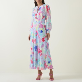 Aero Abstract Tulip Dress