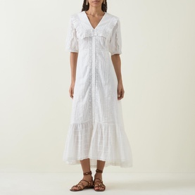 Edina Pansy Embroidered Dress
