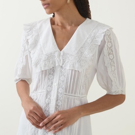 Edina Pansy Embroidered Dress
