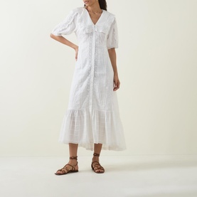Edina Pansy Embroidered Dress
