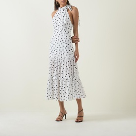 Tiered Polka Dot Dress