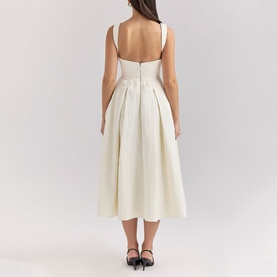 Isabeau Textured Corset Dress