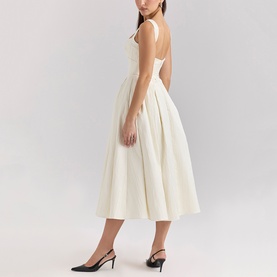 Isabeau Textured Corset Dress