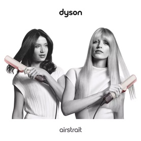 Airstrait Dryer and Straightener Ceramic Pink and Rose Gold