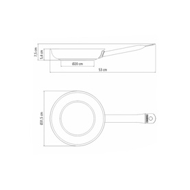 Stainless Steel Non-Stick Frying Pan 30cm