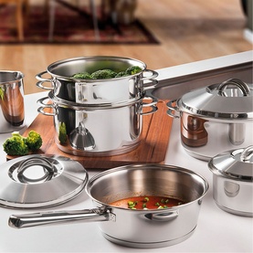 Stainless Steel Cookware Six-Piece Set