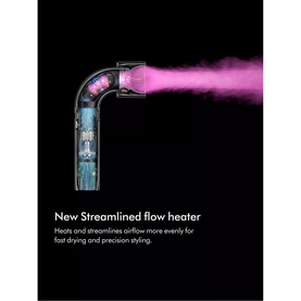 Supersonic R Hair Dryer Straight and Wavy Ceramic Pink