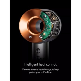 Supersonic Hair Dryer Straight and Wavy Prussian Blue and Rich Copper