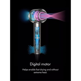 Supersonic Hair Dryer Straight and Wavy Prussian Blue and Rich Copper