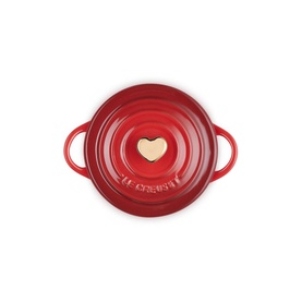 Stoneware Heart Knob Petite Casserole 10cm