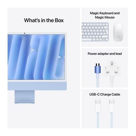 24 Inch M4 iMac with Retina 4.5K Display Blue