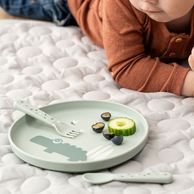 Croco Green Foodie Plate