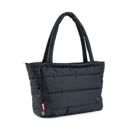 Quilted Tote Changing Bag Black