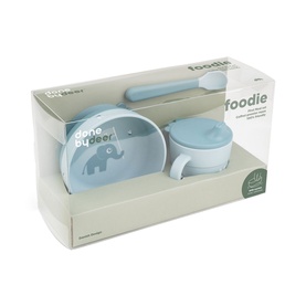 Elphee Blue Three-Piece Foodie First Meal Set