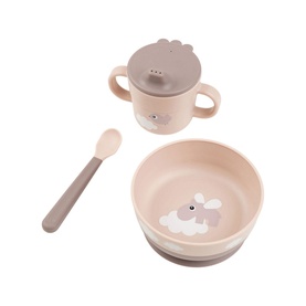 Happy Clouds Powder Three-Piece Foodie First Meal Set