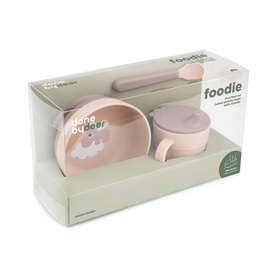 Happy Clouds Powder Three-Piece Foodie First Meal Set