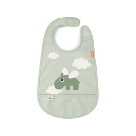 Happy Clouds Bib Green