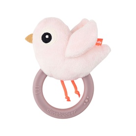 Birdee Powder Sensory Rattle with Teether