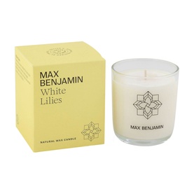 White Lillies Luxury Scented Candle 210g