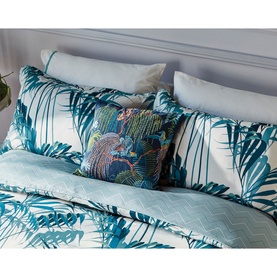 Palm House Duvet Set Eucalyptus