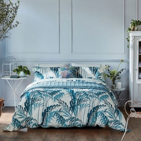Palm House Duvet Set Eucalyptus