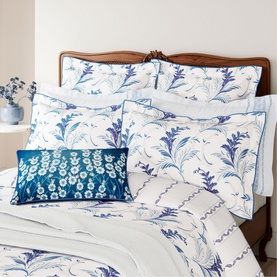 Baroque Duvet Set Indigo Blue