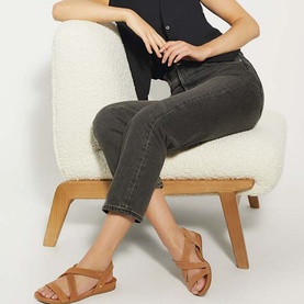 Landies Wide Fit Casual Sandals