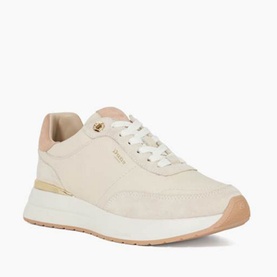 Emotion Leather Wedge Trainers