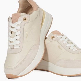 Emotion Leather Wedge Trainers