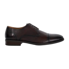 Suffix Leather Toe Cap Derby Shoes